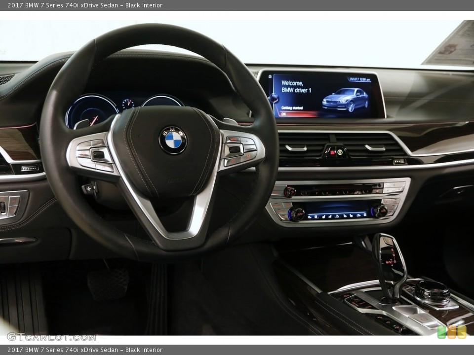 Black Interior Dashboard for the 2017 BMW 7 Series 740i xDrive Sedan #125473566