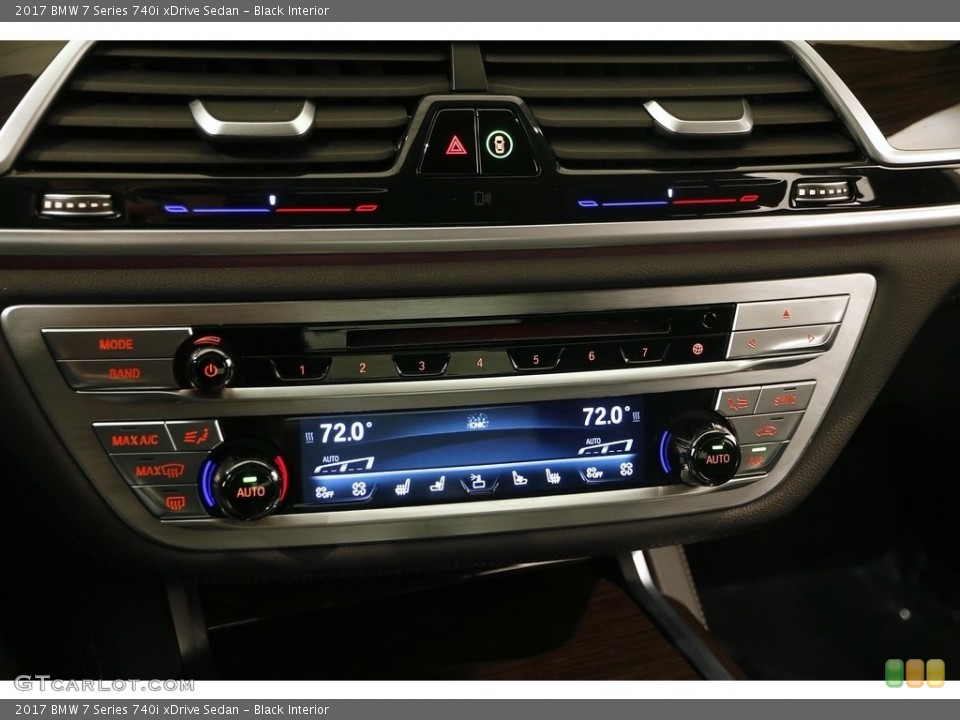 Black Interior Controls for the 2017 BMW 7 Series 740i xDrive Sedan #125473665