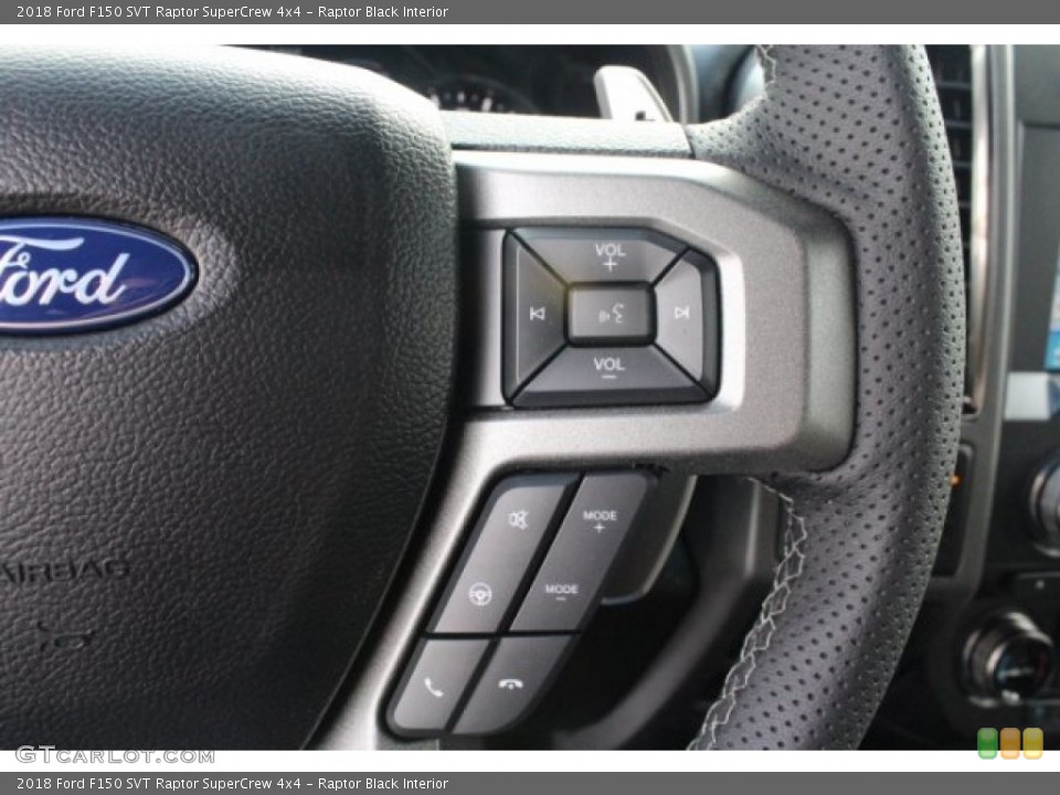 Raptor Black Interior Controls for the 2018 Ford F150 SVT Raptor SuperCrew 4x4 #125474295