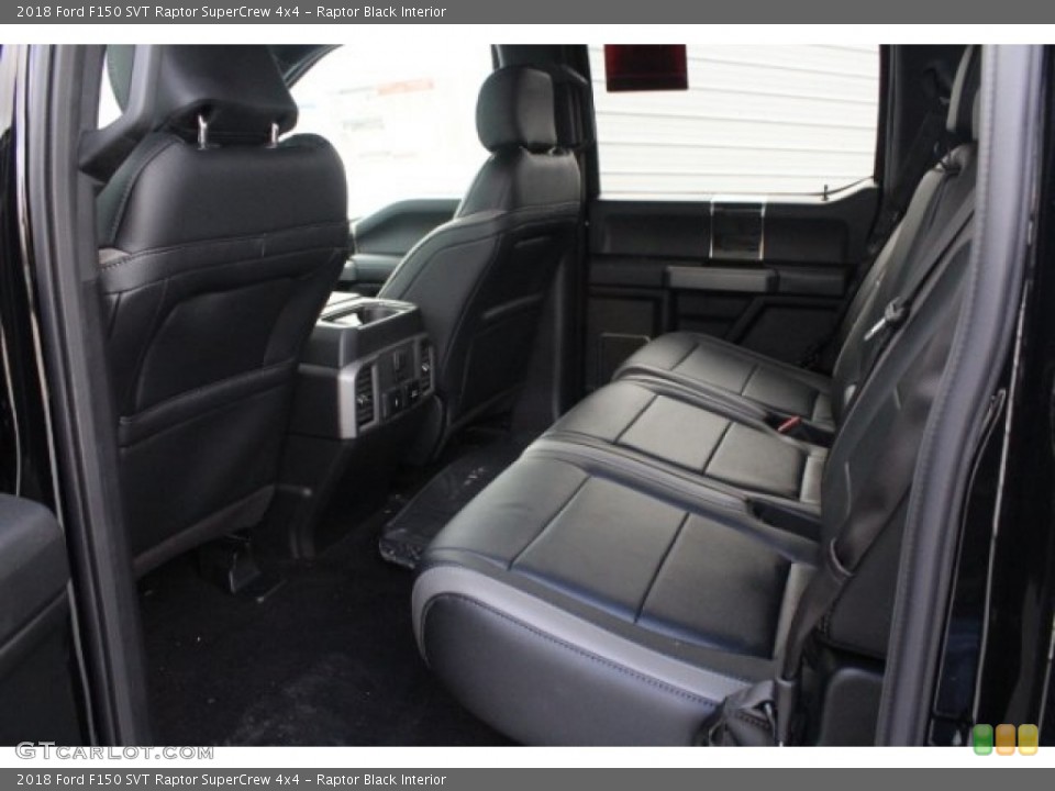 Raptor Black Interior Rear Seat for the 2018 Ford F150 SVT Raptor SuperCrew 4x4 #125474328