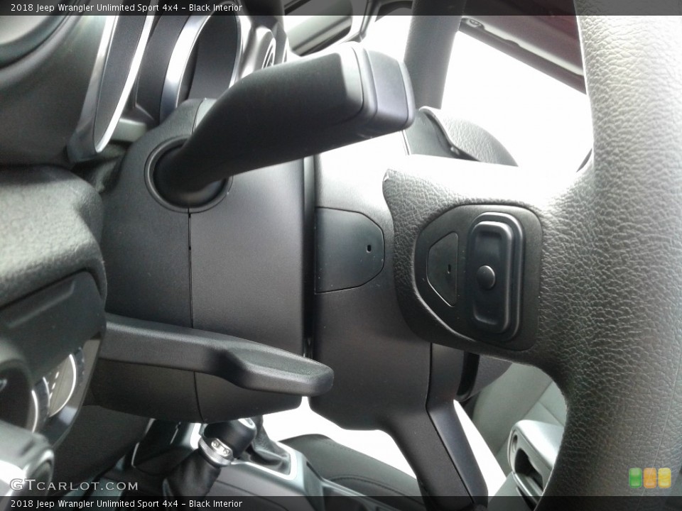 Black Interior Controls for the 2018 Jeep Wrangler Unlimited Sport 4x4 #125474382