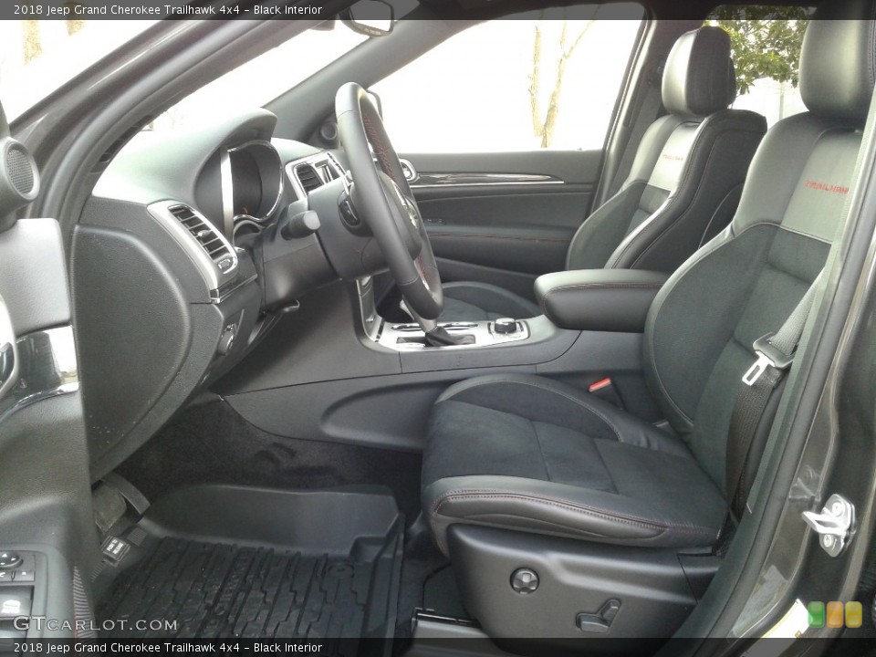 Black Interior Front Seat for the 2018 Jeep Grand Cherokee Trailhawk 4x4 #125475003