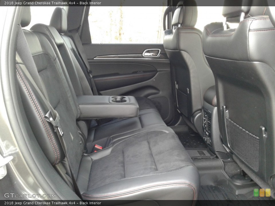 Black Interior Rear Seat for the 2018 Jeep Grand Cherokee Trailhawk 4x4 #125475078