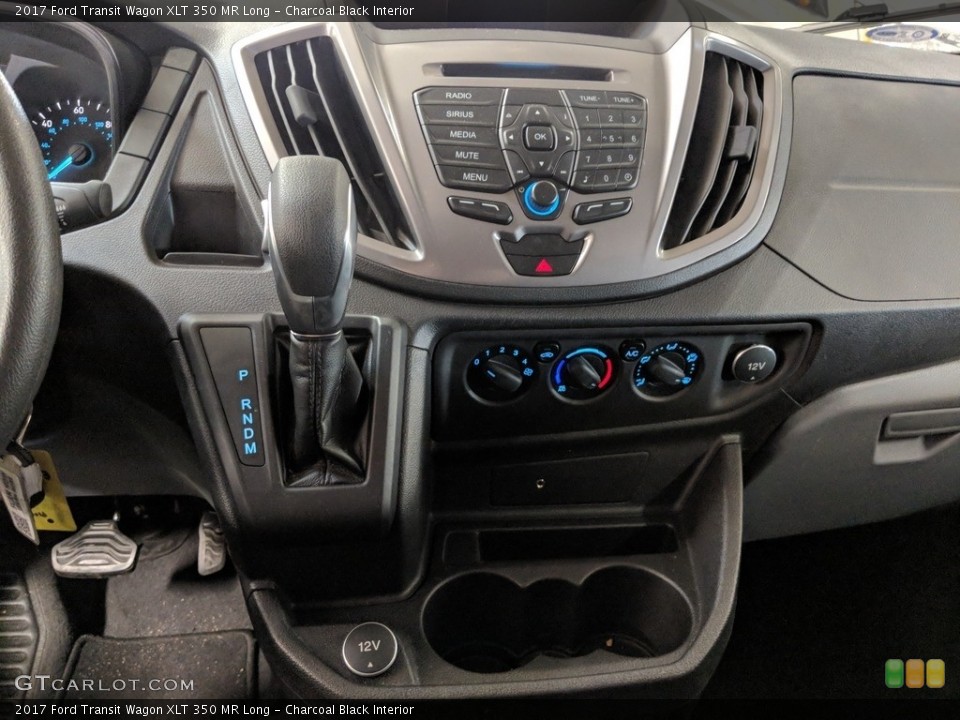 Charcoal Black Interior Controls for the 2017 Ford Transit Wagon XLT 350 MR Long #125476704