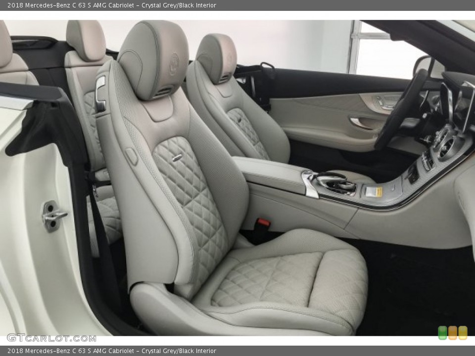 Crystal Grey/Black Interior Photo for the 2018 Mercedes-Benz C 63 S AMG Cabriolet #125494718