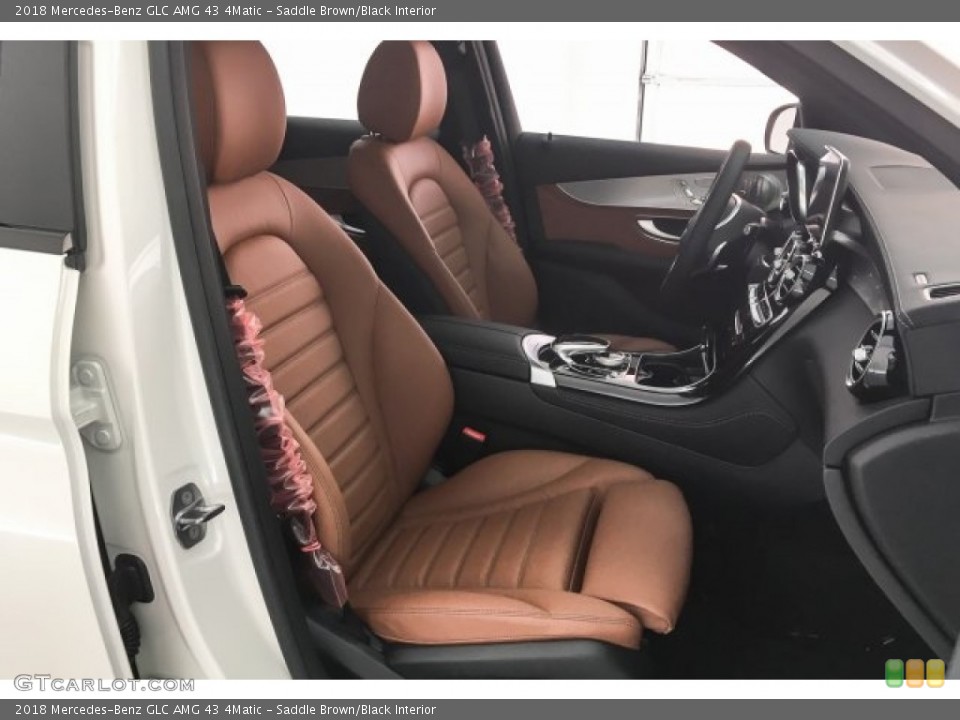 Saddle Brown/Black Interior Front Seat for the 2018 Mercedes-Benz GLC AMG 43 4Matic #125495309