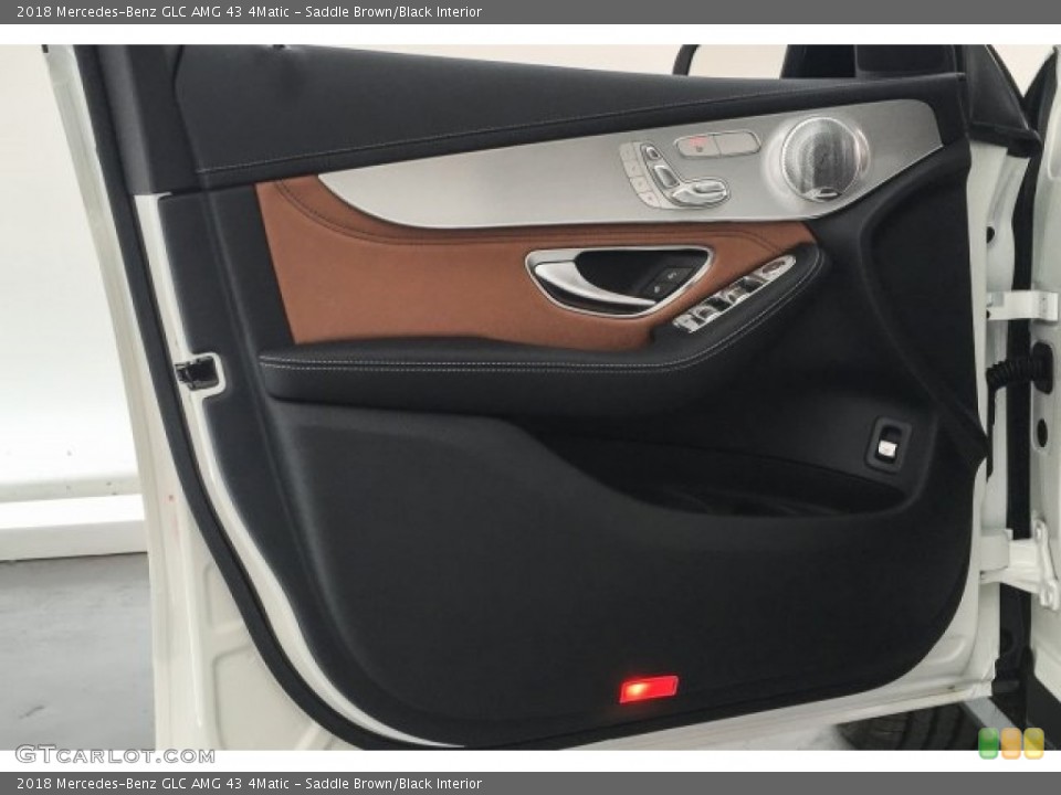 Saddle Brown/Black Interior Door Panel for the 2018 Mercedes-Benz GLC AMG 43 4Matic #125495618