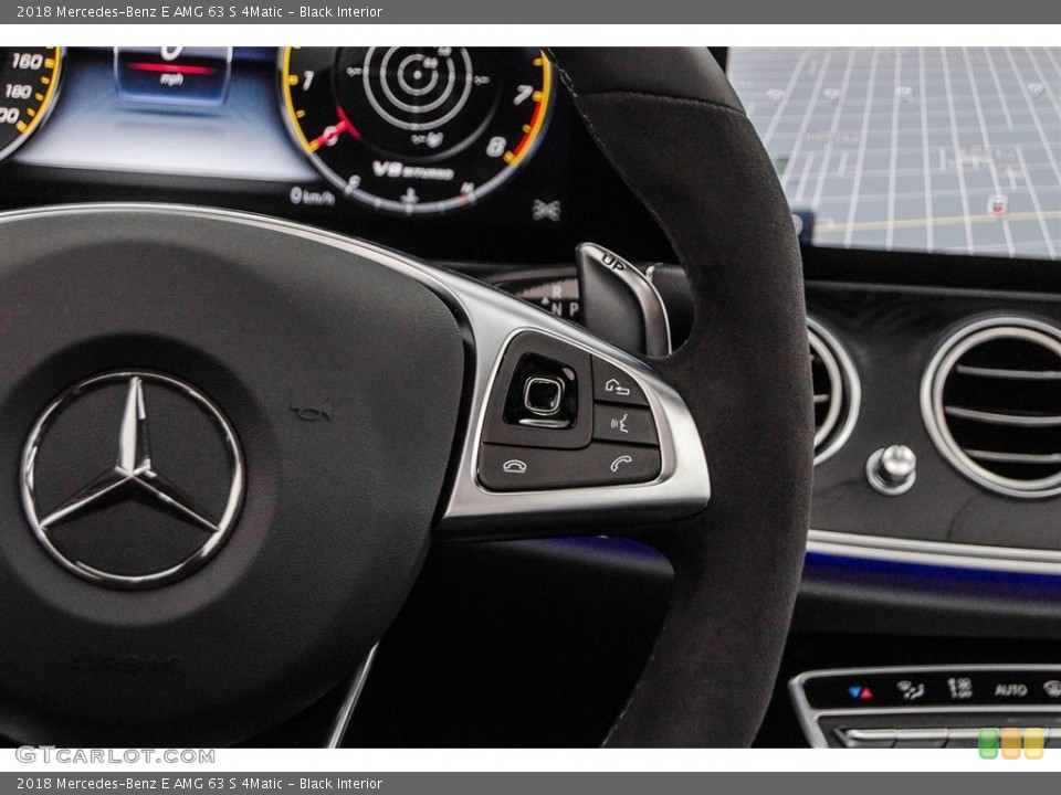 Black Interior Controls for the 2018 Mercedes-Benz E AMG 63 S 4Matic #125498080