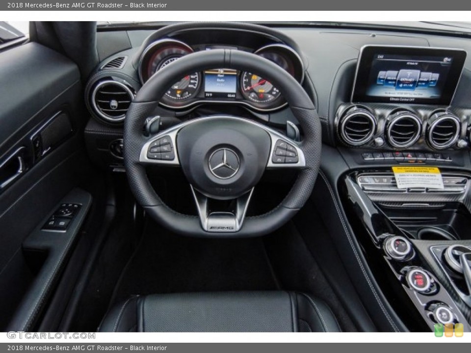 Black Interior Steering Wheel for the 2018 Mercedes-Benz AMG GT Roadster #125500127