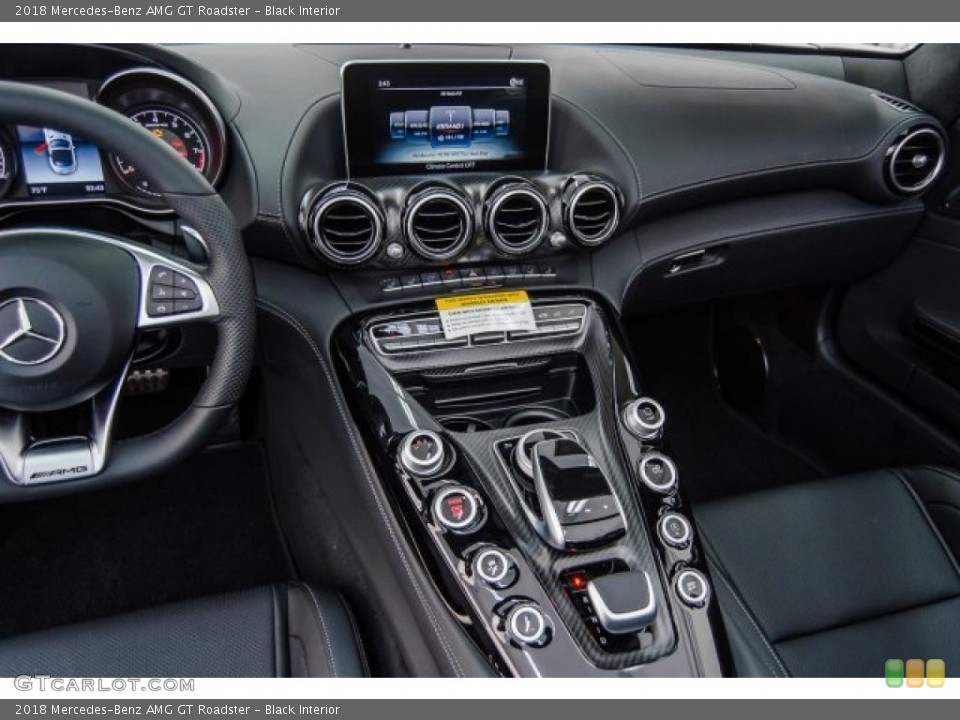 Black Interior Controls for the 2018 Mercedes-Benz AMG GT Roadster #125500151