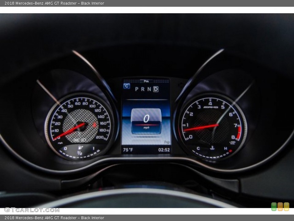 Black Interior Gauges for the 2018 Mercedes-Benz AMG GT Roadster #125500844