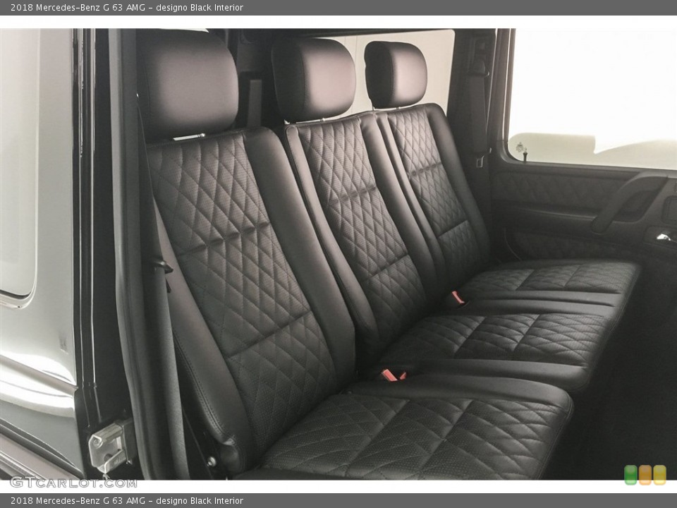 designo Black Interior Rear Seat for the 2018 Mercedes-Benz G 63 AMG #125509421
