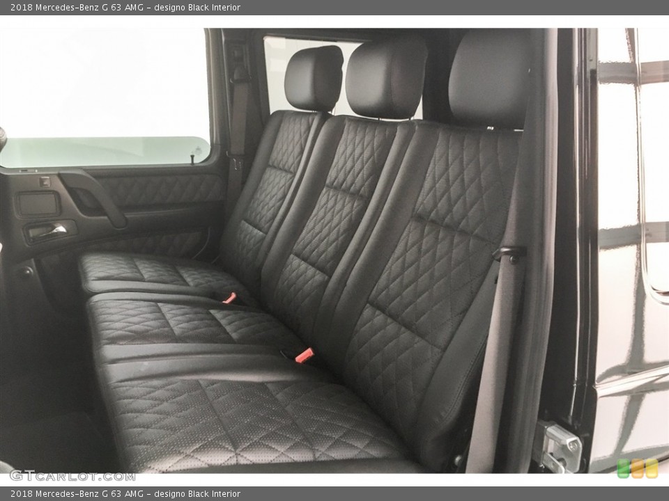 designo Black Interior Rear Seat for the 2018 Mercedes-Benz G 63 AMG #125509514