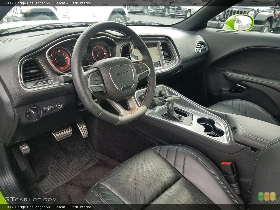 Black Interior Photo for the 2017 Dodge Challenger SRT Hellcat #125511569