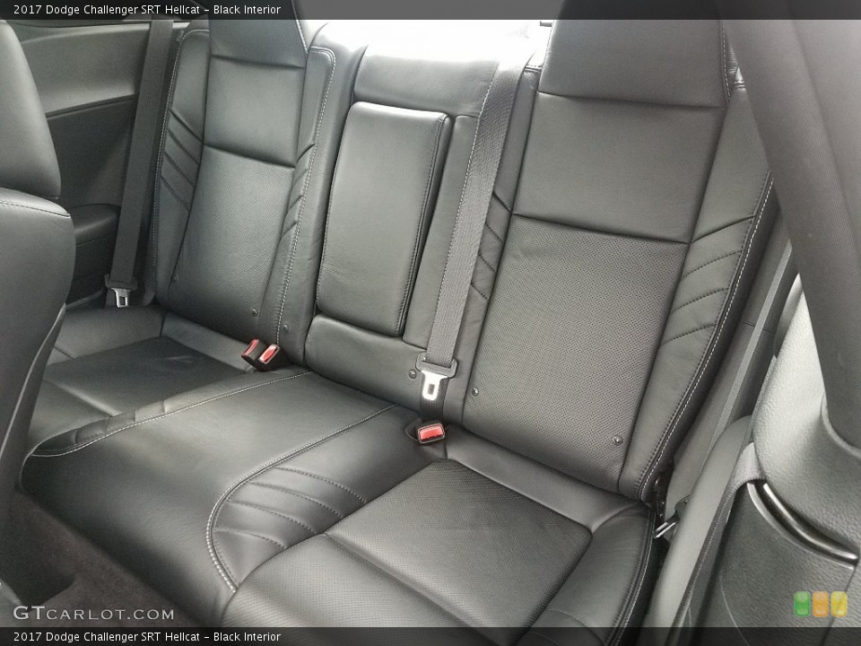 Black Interior Rear Seat for the 2017 Dodge Challenger SRT Hellcat #125511632
