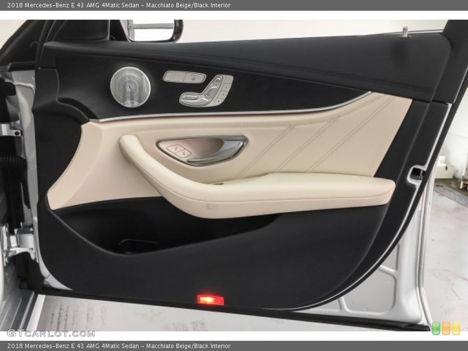 Macchiato Beige/Black Interior Door Panel for the 2018 Mercedes-Benz E 43 AMG 4Matic Sedan #125511983