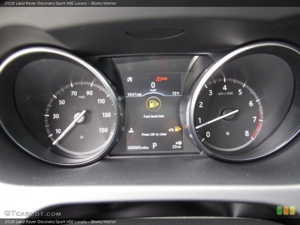 Ebony Interior Gauges for the 2018 Land Rover Discovery Sport HSE Luxury #125520539