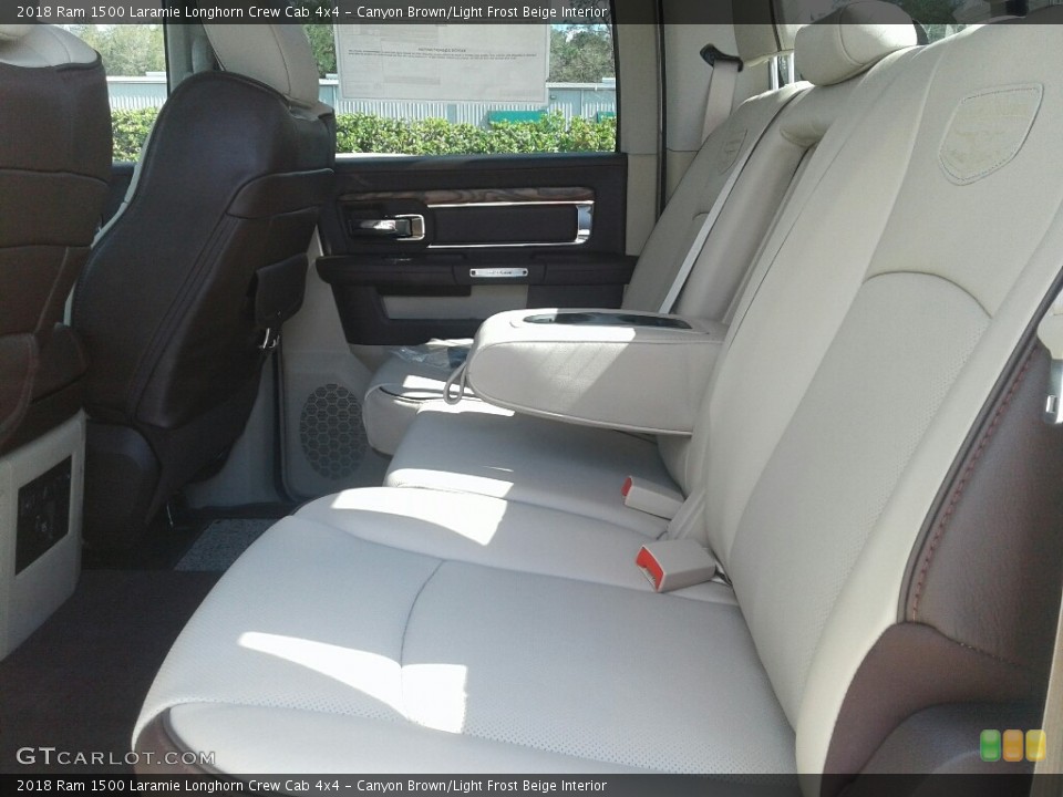 Canyon Brown/Light Frost Beige Interior Rear Seat for the 2018 Ram 1500 Laramie Longhorn Crew Cab 4x4 #125524832