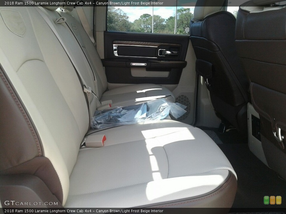 Canyon Brown/Light Frost Beige Interior Rear Seat for the 2018 Ram 1500 Laramie Longhorn Crew Cab 4x4 #125524862