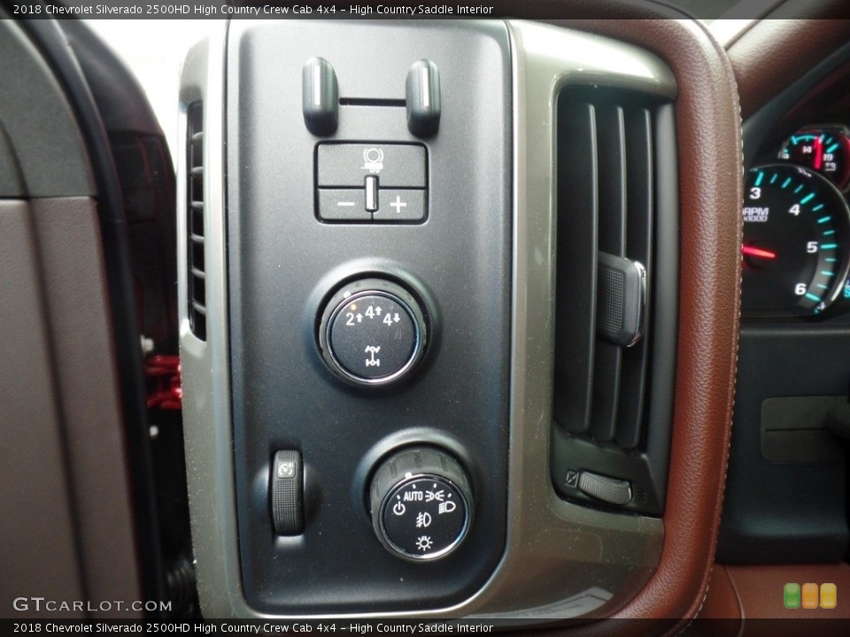 High Country Saddle Interior Controls for the 2018 Chevrolet Silverado 2500HD High Country Crew Cab 4x4 #125528966