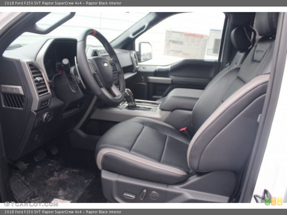Raptor Black Interior Front Seat for the 2018 Ford F150 SVT Raptor SuperCrew 4x4 #125580936