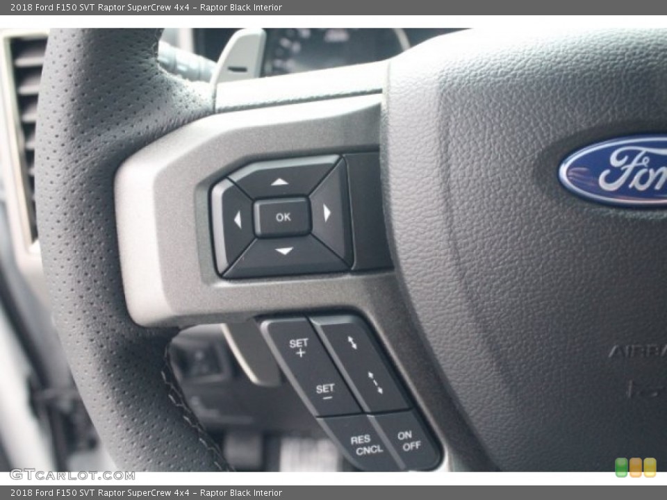 Raptor Black Interior Controls for the 2018 Ford F150 SVT Raptor SuperCrew 4x4 #125581050