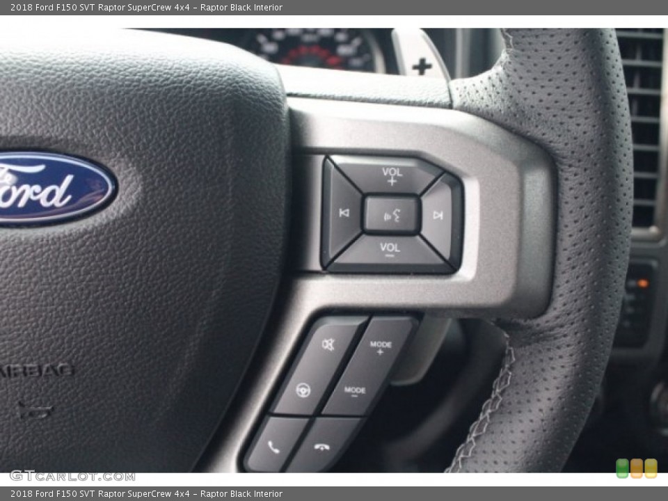 Raptor Black Interior Controls for the 2018 Ford F150 SVT Raptor SuperCrew 4x4 #125581071