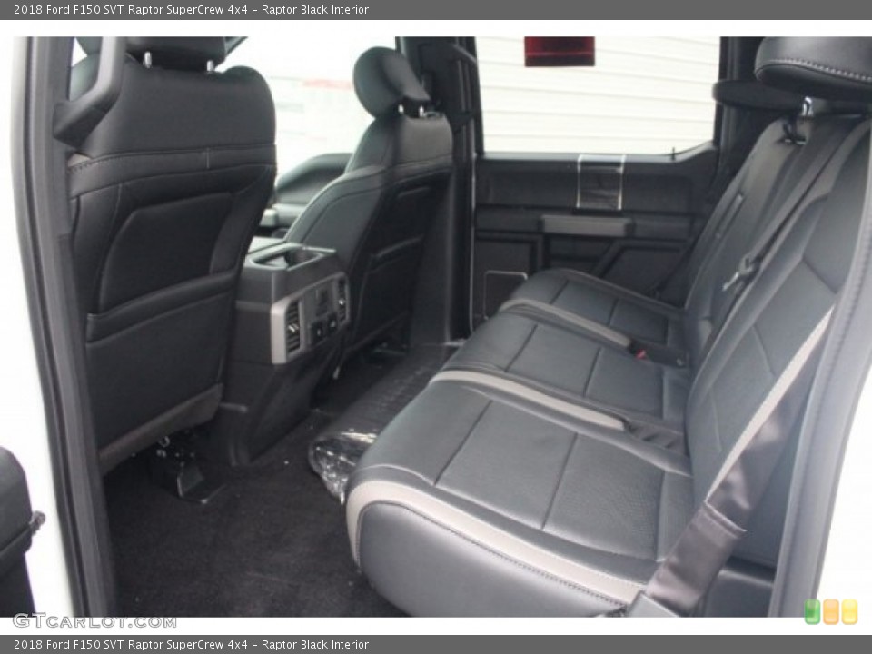 Raptor Black Interior Rear Seat for the 2018 Ford F150 SVT Raptor SuperCrew 4x4 #125581143