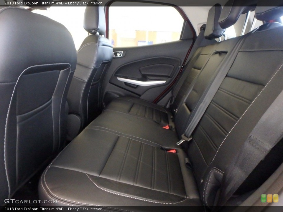 Ebony Black Interior Rear Seat for the 2018 Ford EcoSport Titanium 4WD #125601379