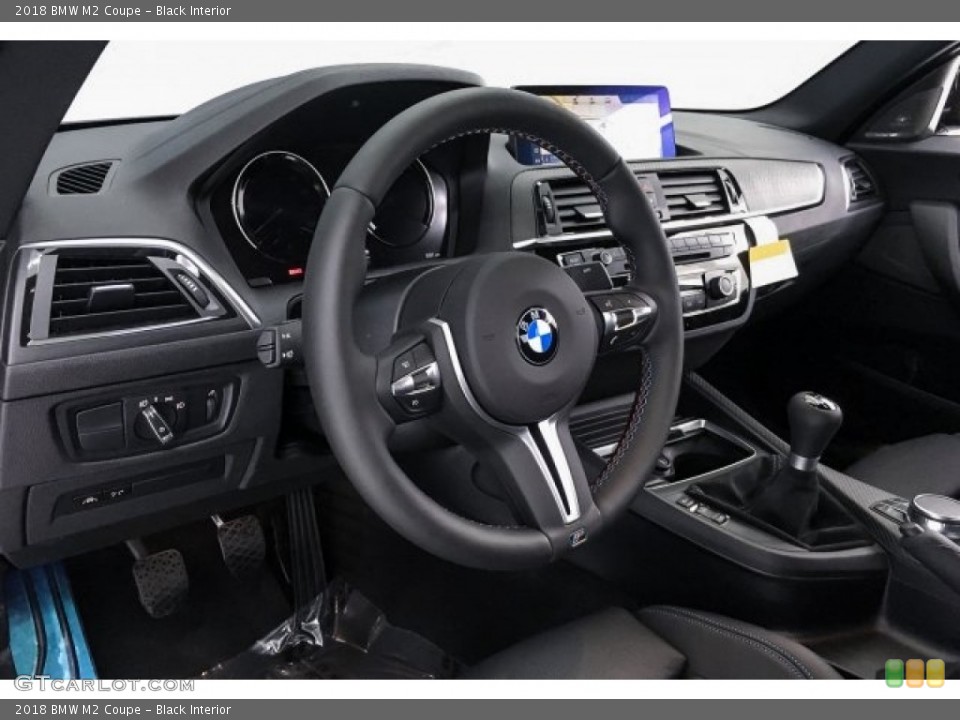 Black Interior Steering Wheel for the 2018 BMW M2 Coupe #125607298