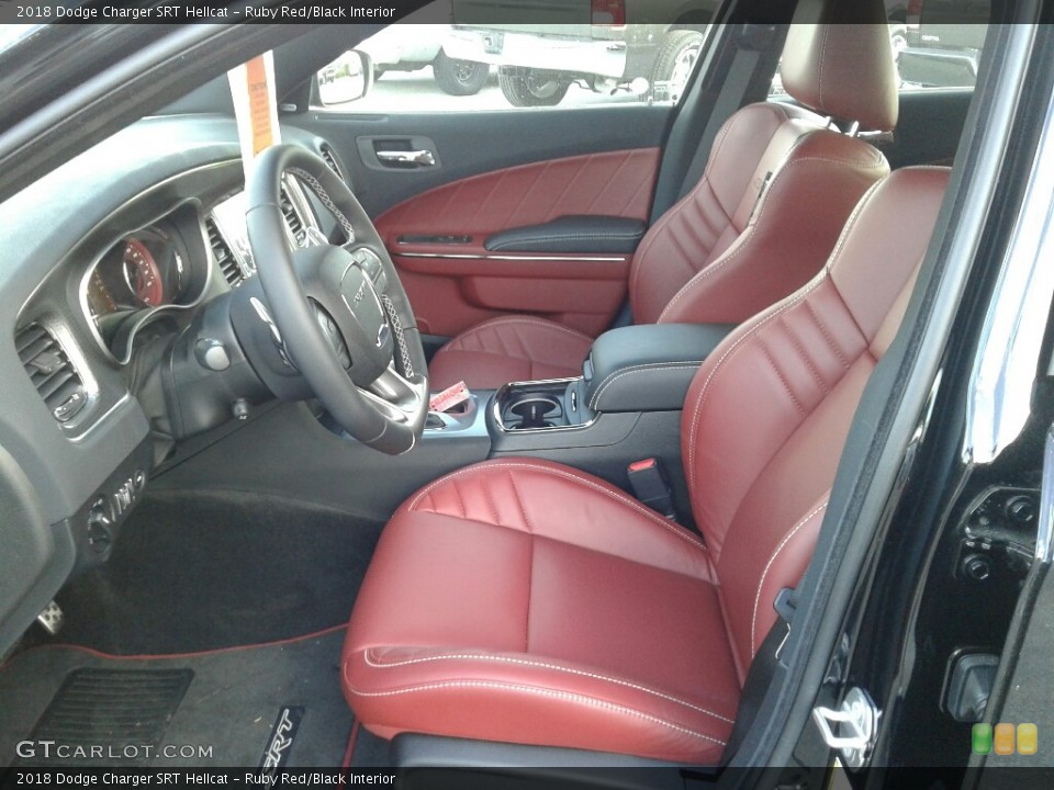 Ruby Red/Black Interior Photo for the 2018 Dodge Charger SRT Hellcat #125616625