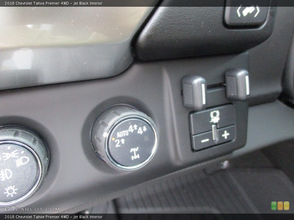 Jet Black Interior Controls for the 2018 Chevrolet Tahoe Premier 4WD #125627499
