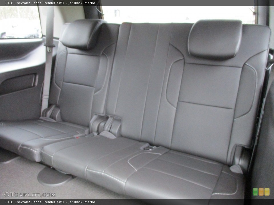 Jet Black Interior Rear Seat for the 2018 Chevrolet Tahoe Premier 4WD #125627589