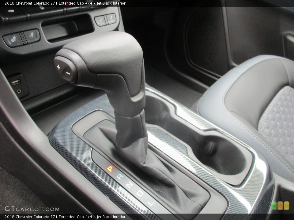 Jet Black Interior Transmission for the 2018 Chevrolet Colorado Z71 Extended Cab 4x4 #125630712