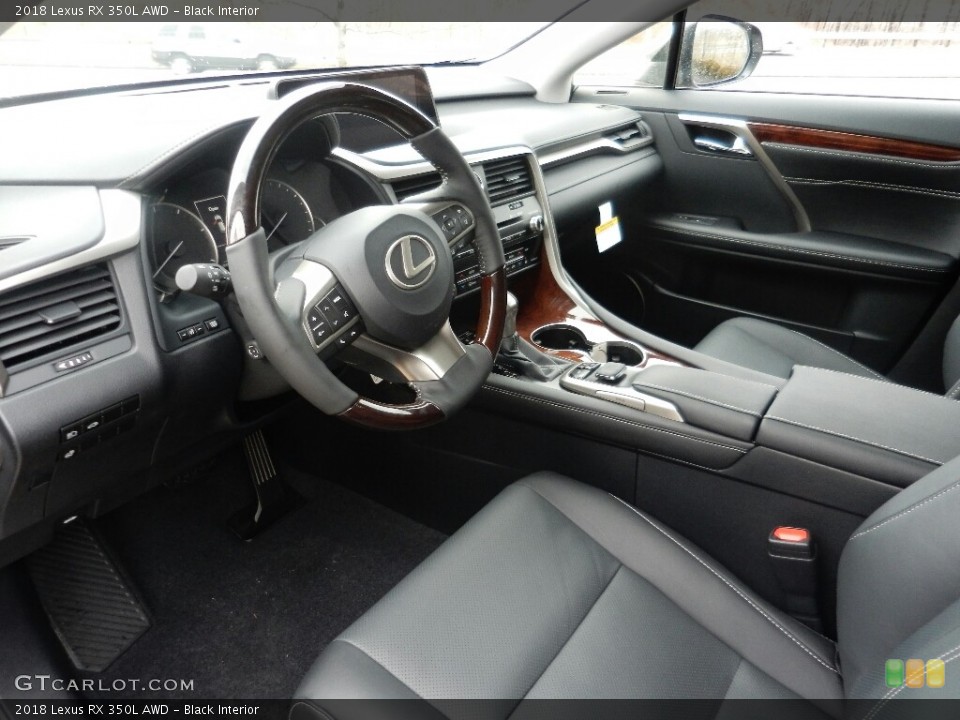 Black Interior Photo for the 2018 Lexus RX 350L AWD #125630751