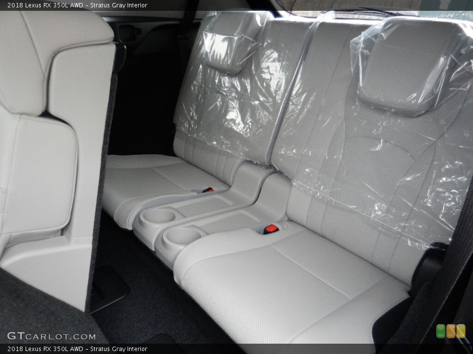Stratus Gray Interior Rear Seat for the 2018 Lexus RX 350L AWD #125631048