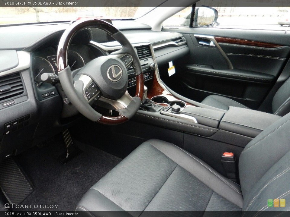 Black Interior Photo for the 2018 Lexus RX 350L AWD #125631229