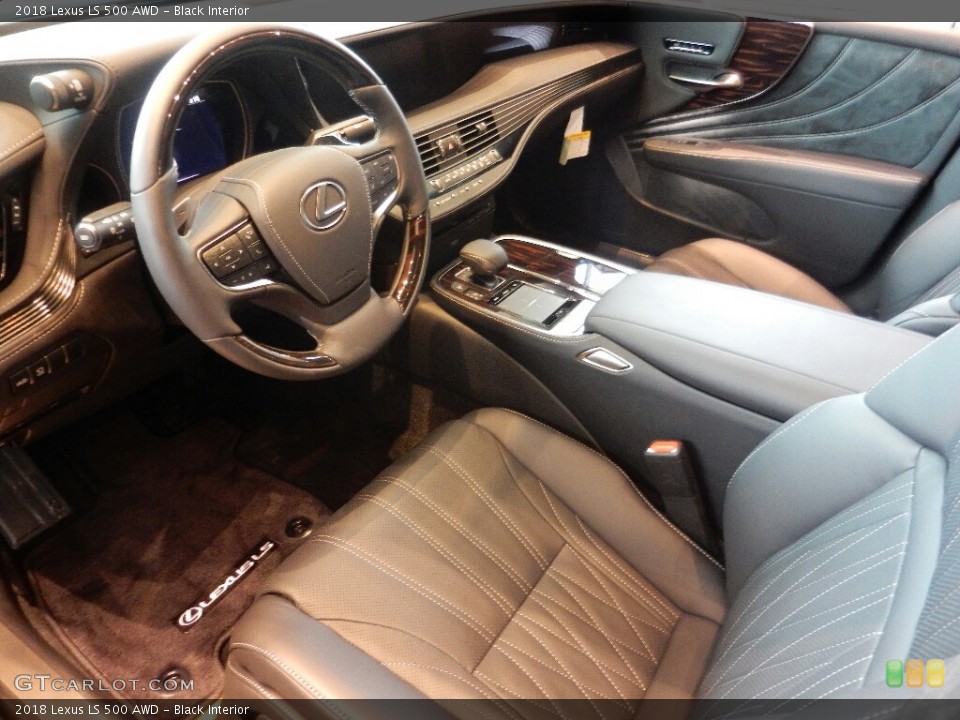 Black Interior Photo for the 2018 Lexus LS 500 AWD #125631708