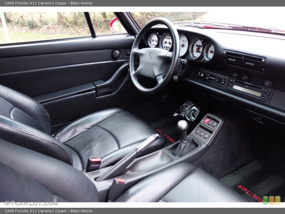 Black Interior Transmission for the 1998 Porsche 911 Carrera S Coupe #125633973