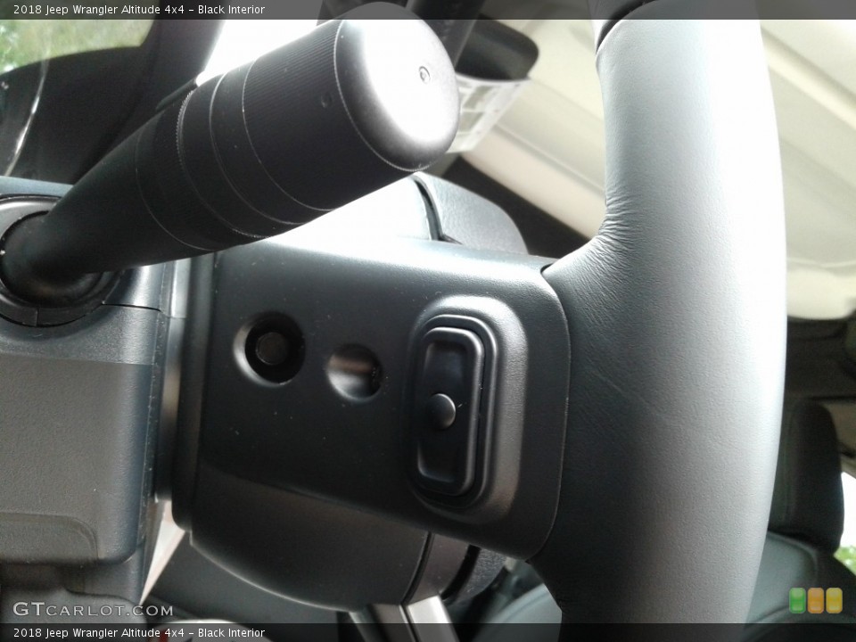 Black Interior Controls for the 2018 Jeep Wrangler Altitude 4x4 #125634234