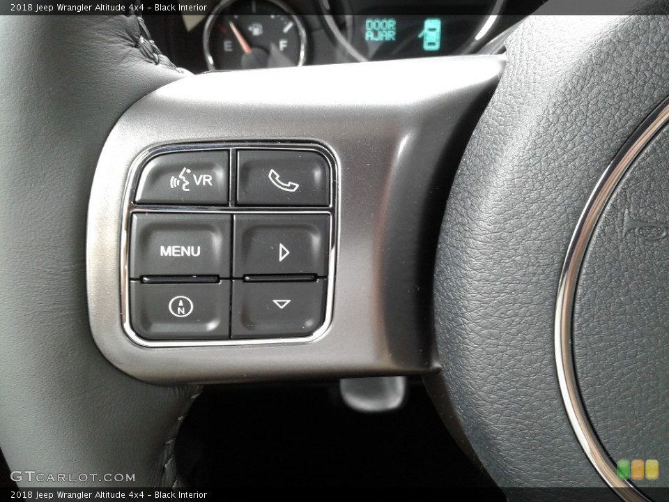 Black Interior Controls for the 2018 Jeep Wrangler Altitude 4x4 #125634267