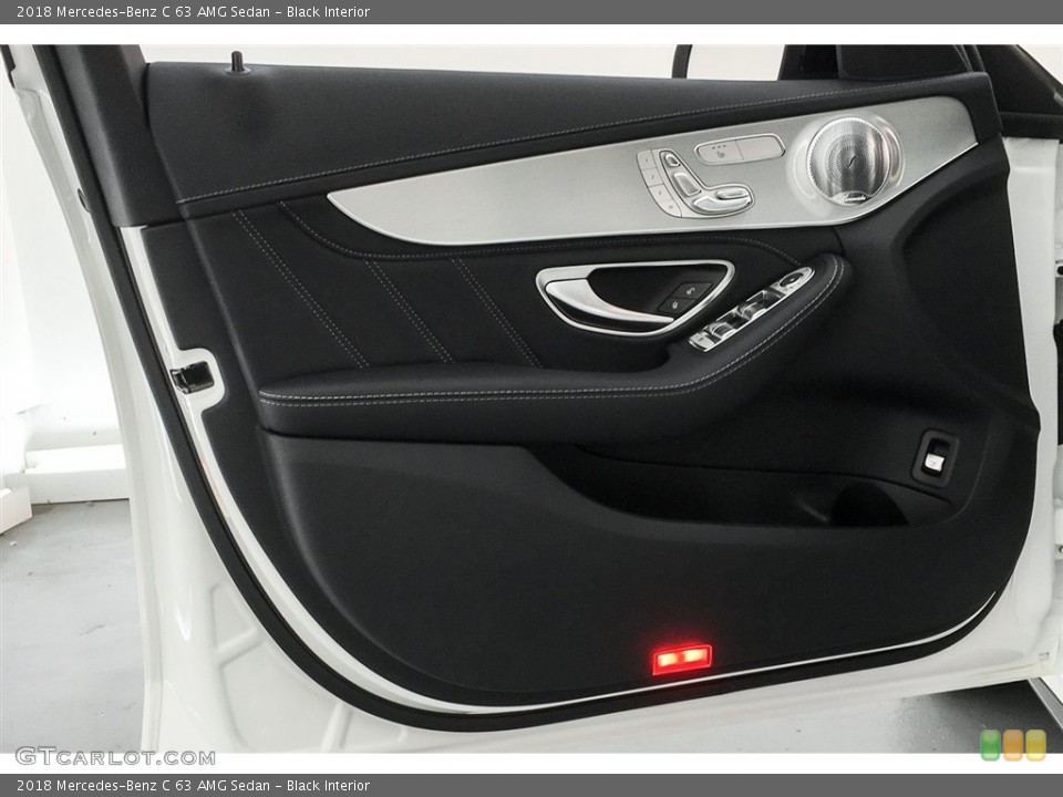 Black Interior Door Panel for the 2018 Mercedes-Benz C 63 AMG Sedan #125641986