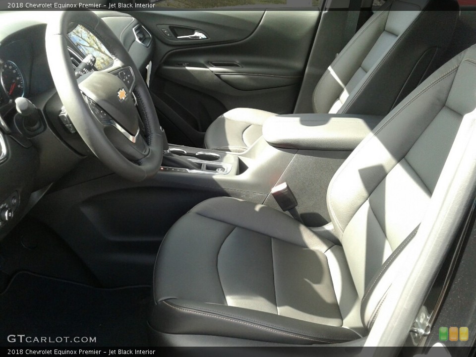 Jet Black Interior Photo for the 2018 Chevrolet Equinox Premier #125643846