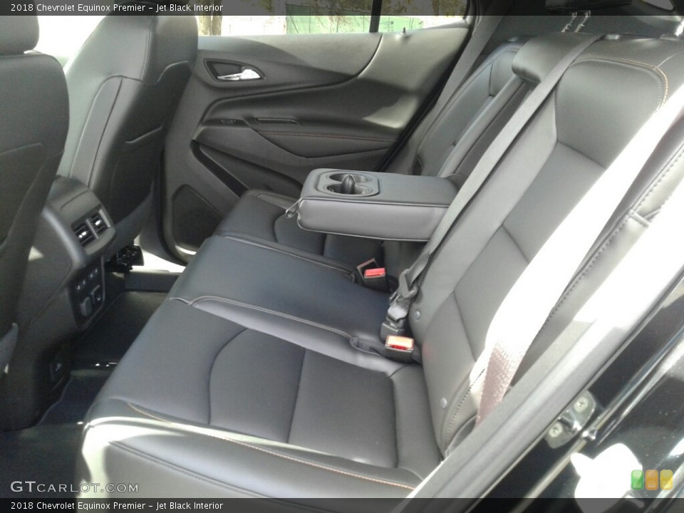 Jet Black Interior Rear Seat for the 2018 Chevrolet Equinox Premier #125643864