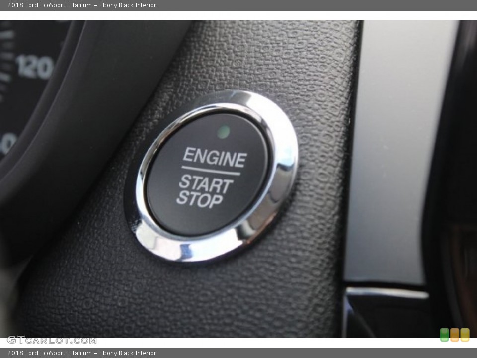 Ebony Black Interior Controls for the 2018 Ford EcoSport Titanium #125652837