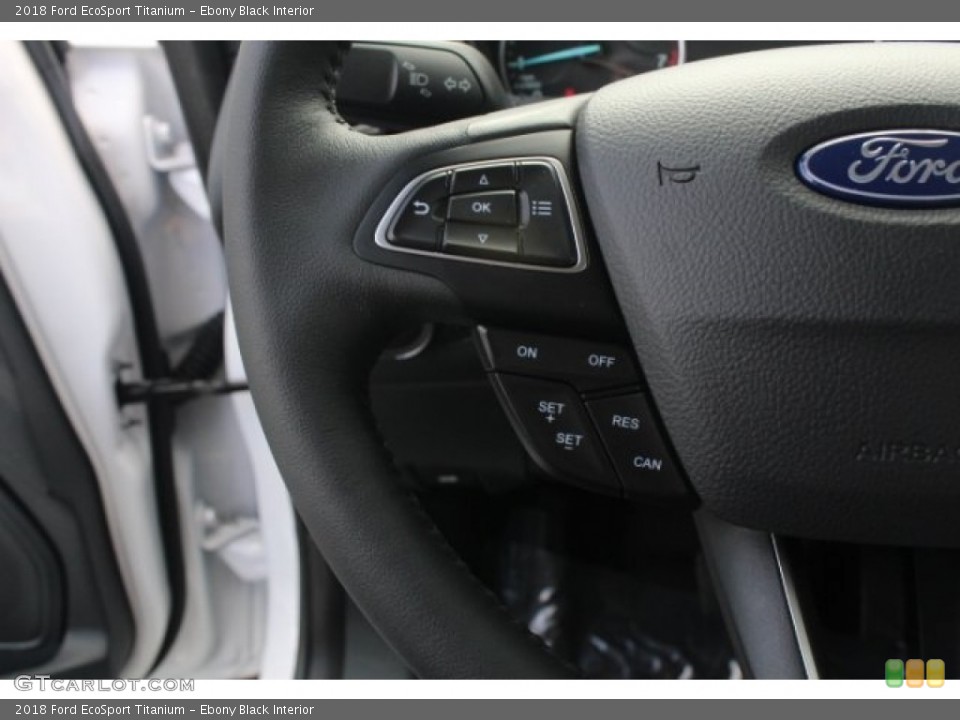 Ebony Black Interior Controls for the 2018 Ford EcoSport Titanium #125652860