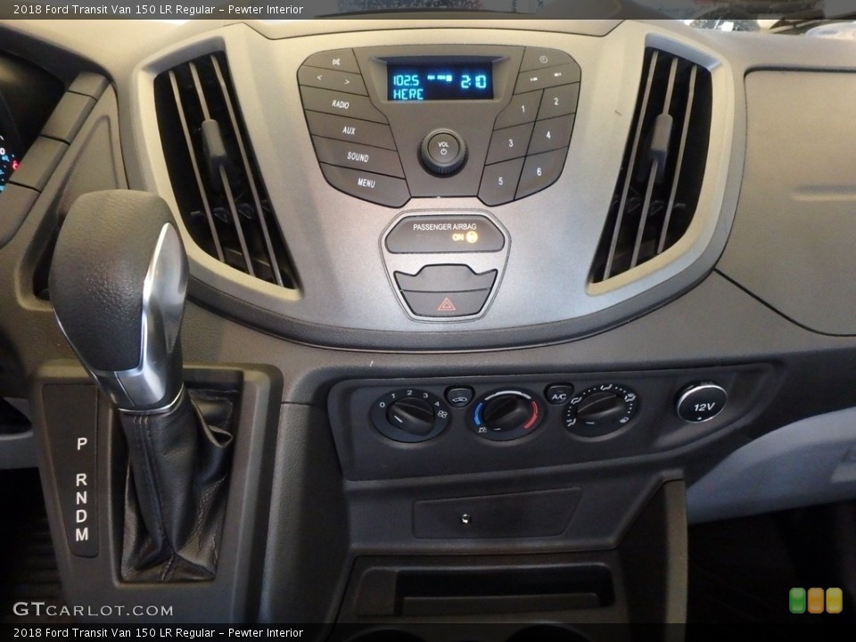 Pewter Interior Controls for the 2018 Ford Transit Van 150 LR Regular #125657615