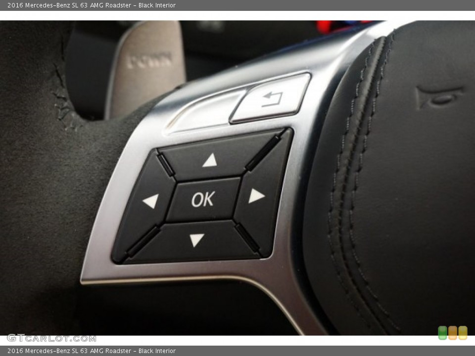 Black Interior Controls for the 2016 Mercedes-Benz SL 63 AMG Roadster #125680646