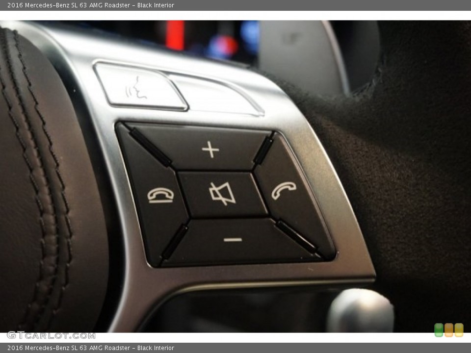 Black Interior Controls for the 2016 Mercedes-Benz SL 63 AMG Roadster #125680649