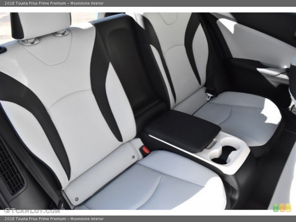 Moonstone Interior Rear Seat for the 2018 Toyota Prius Prime Premium #125688281